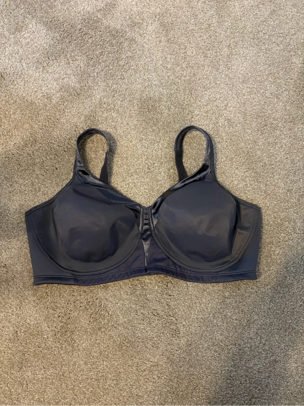 Playtex Gray Supportive Full Coverage Underwire Bra